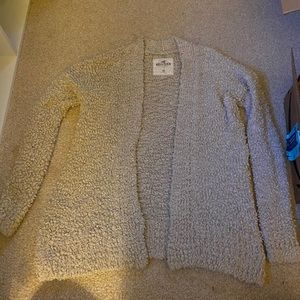 Tan Sherpa cardigan